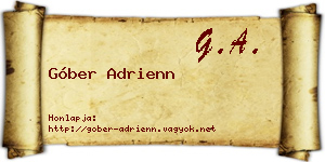 Góber Adrienn névjegykártya